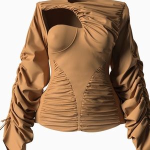 Hanifa Pink Label Collection Veronique Blouse